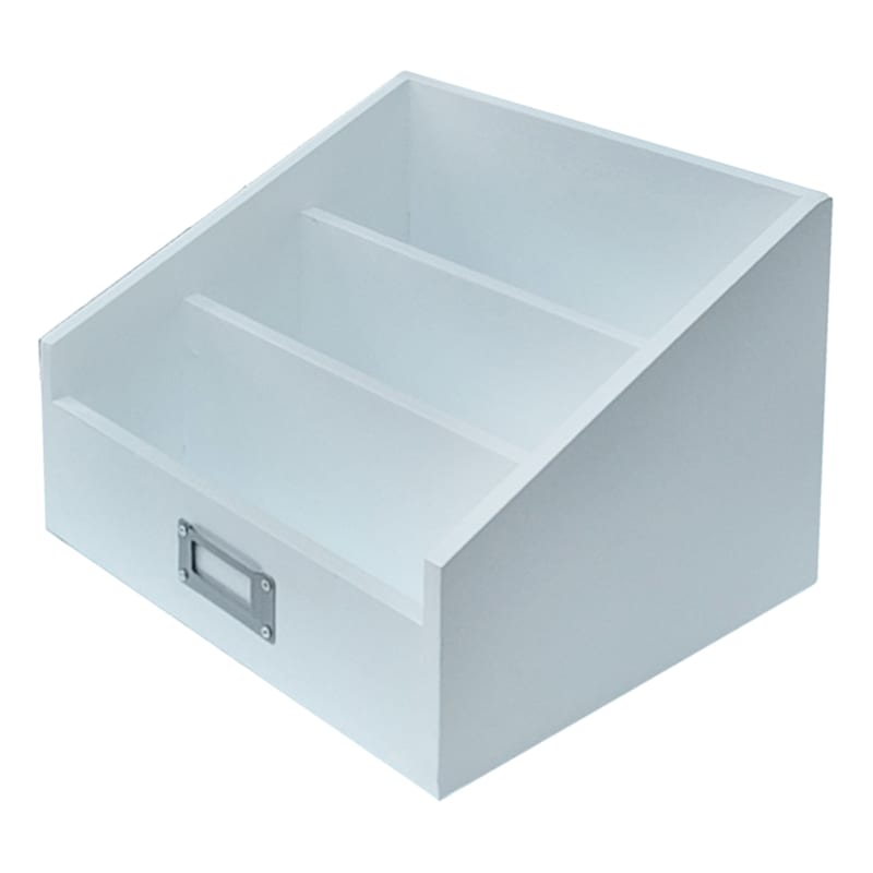 Hefty Smoke Blue Hi-Rise Storage Bin, 68l