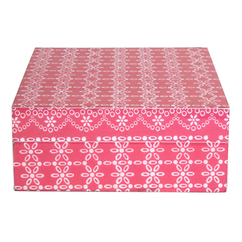 Large Pink Decal Box