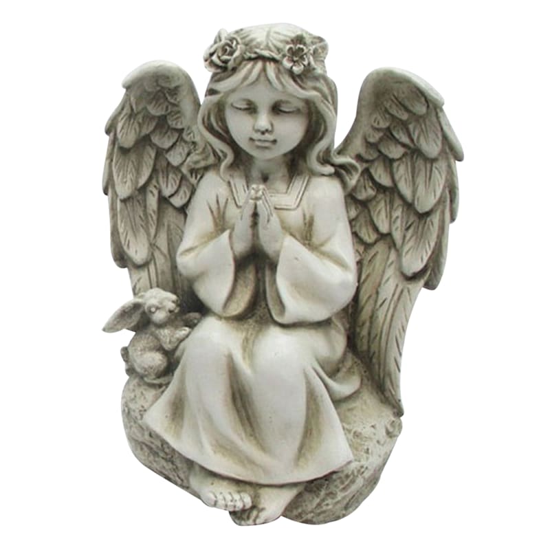 Resin Ivory Praying Angel