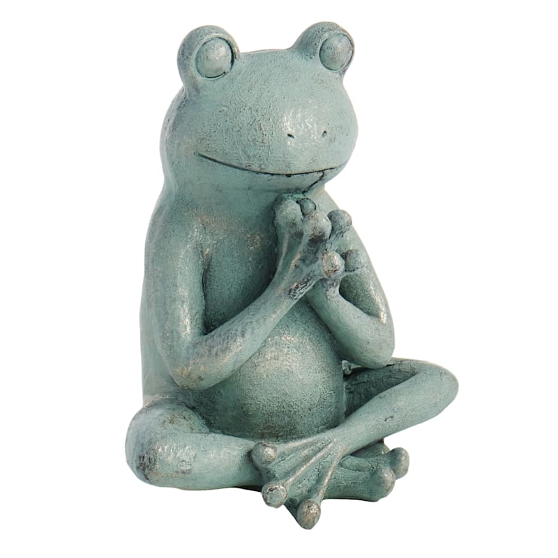 Resin Sitting Yoga Frog