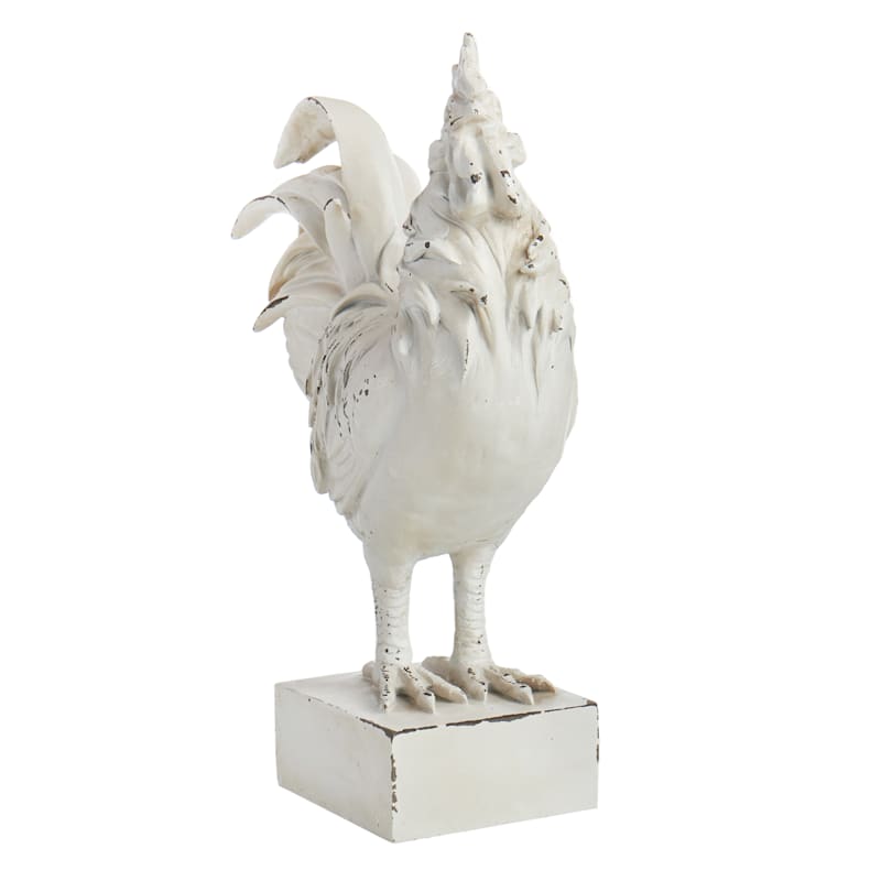 Outdoor Rooster Figurine, 17"