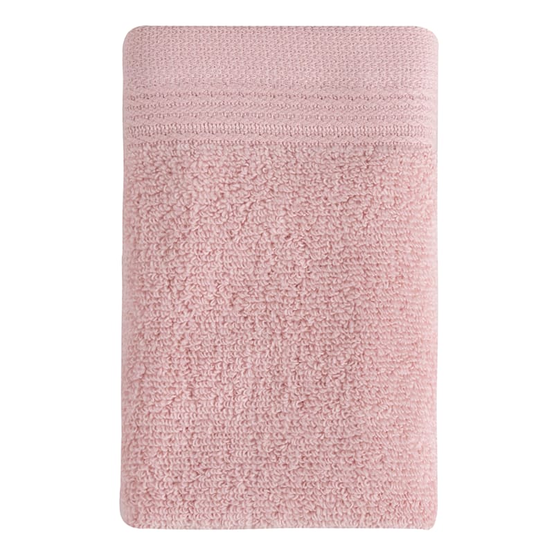 Premium Hi-Bloom Pink Washcloth, 13"