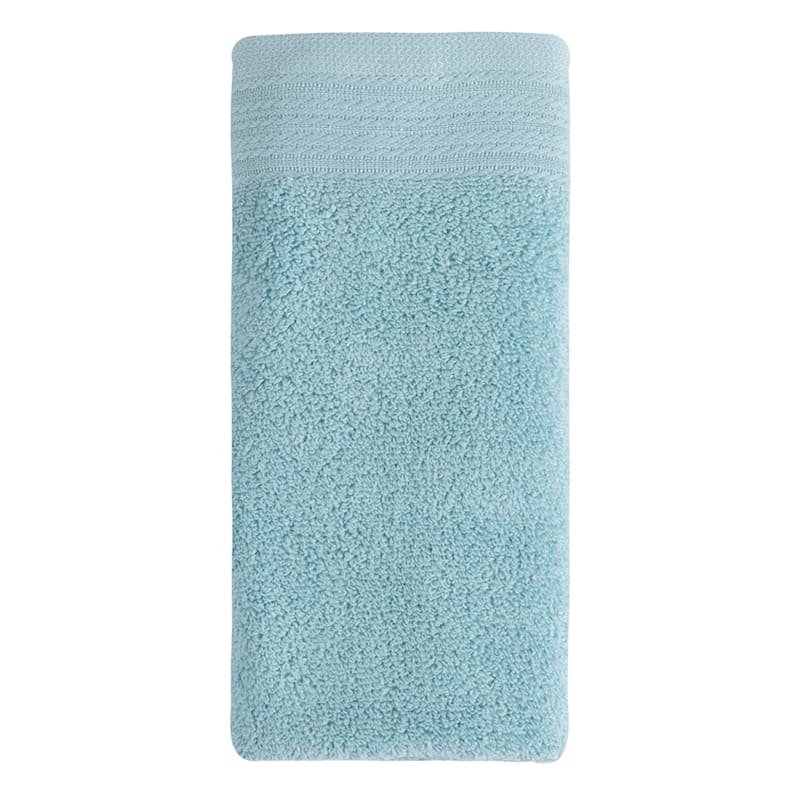 Performance Hi-Bloom Hand Towel 16X28 Aqua