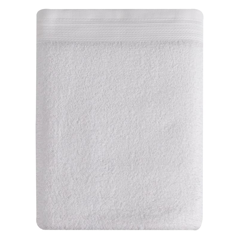 Premium Hi-Bloom White Bath Sheet, 35x63