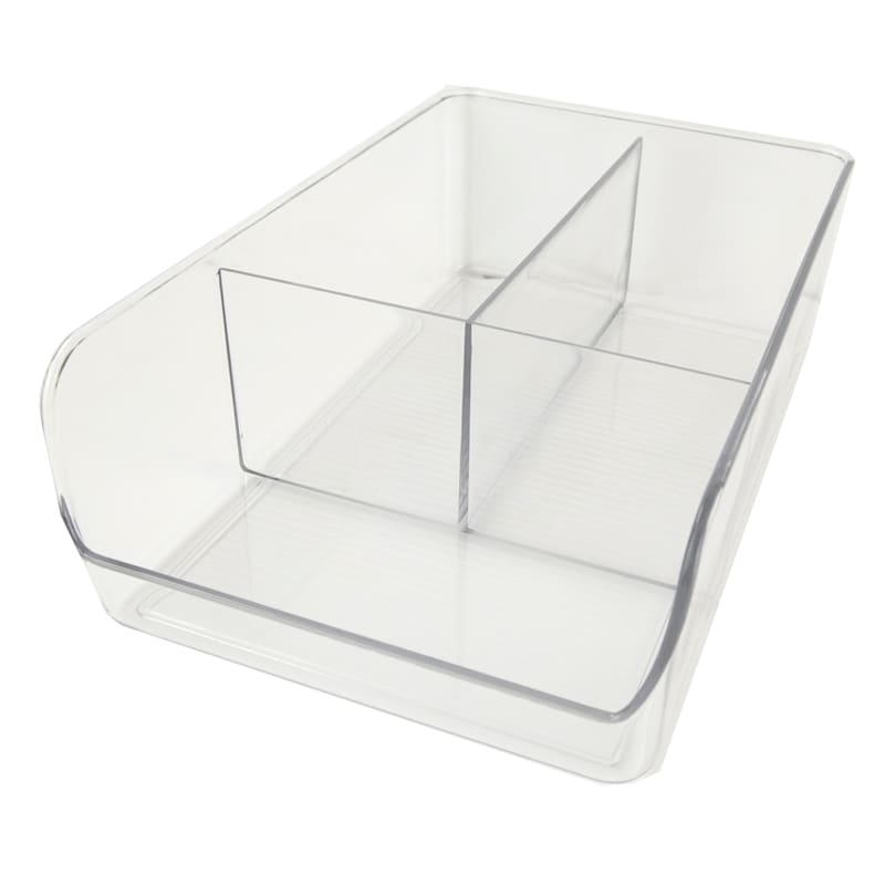 3-Compartment Clear Storage Box