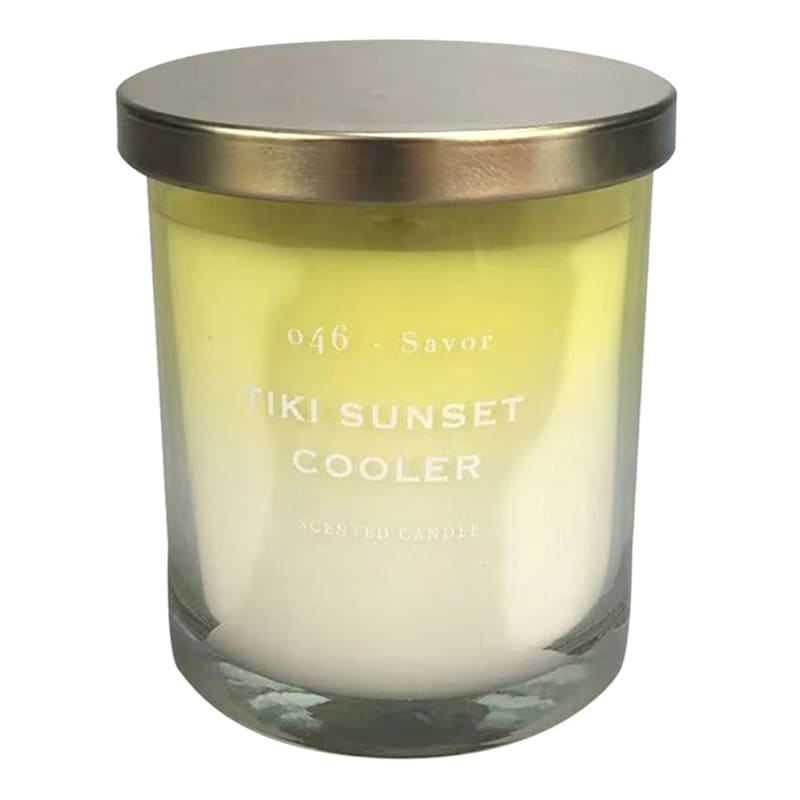 Tiki Sunset Cooler Scented Jar Candle, 10oz