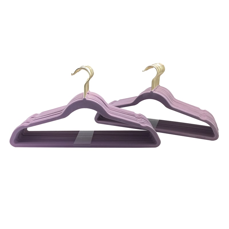 50-Pack Suit Hangers, Lavender
