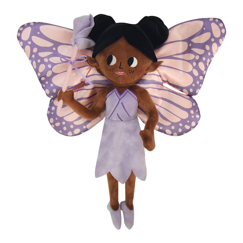 Tiny Dreamers Purple Fairy Shaped Pillow