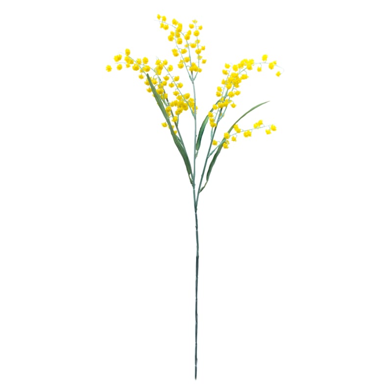 Yellow Gypsophila Pick, 30"