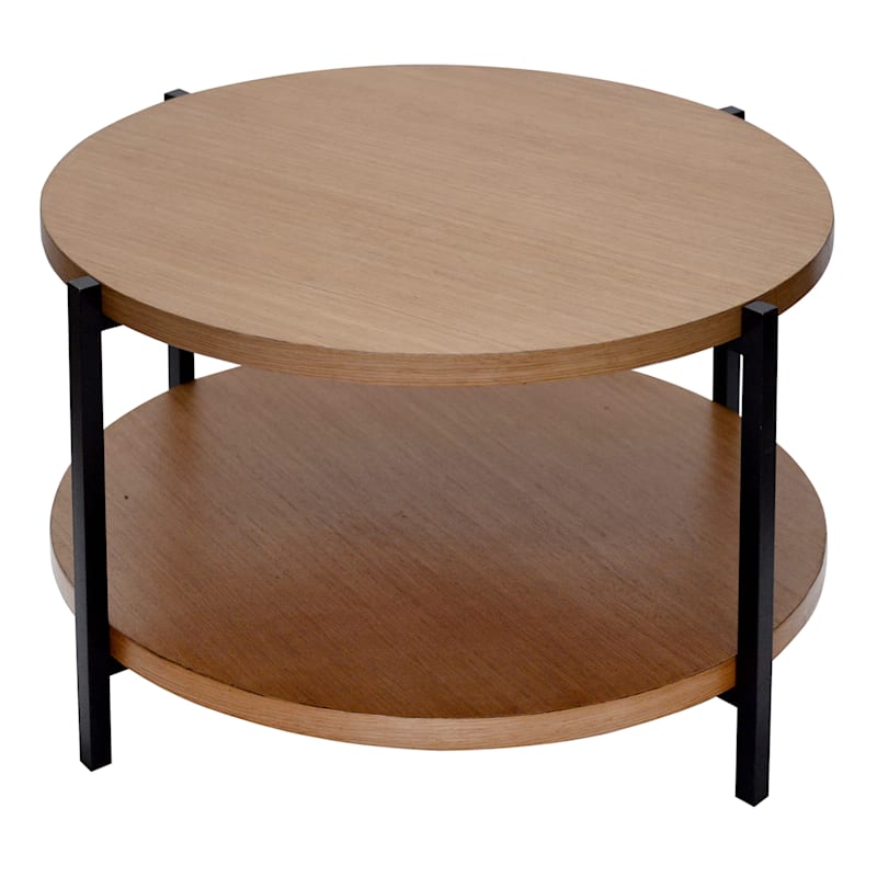 Honeybloom Sienna Wood & Metal Coffee Table