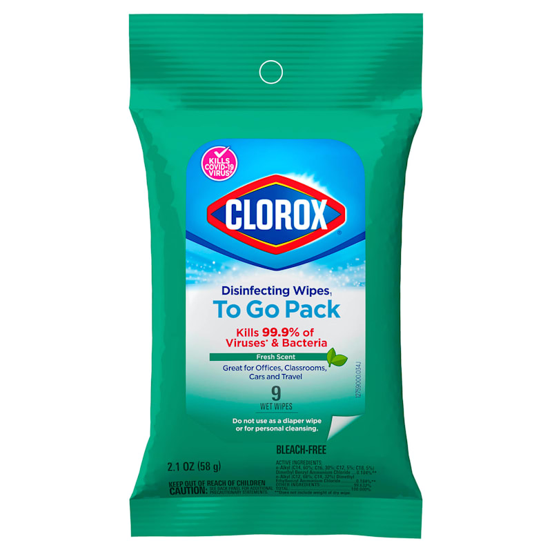 Clorox Disinfecting Wipes Togo Fresh Scent 24/9Ct