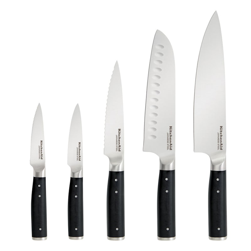 Kitchenaid Gourmet 14 Piece Forged Triple Rivet Knife Block Set | At Home