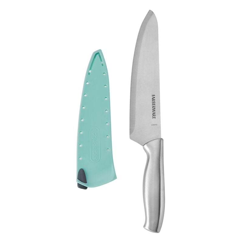 Farberware Edgekeeper Stamped Stainless Steel Chef Knife, 8"