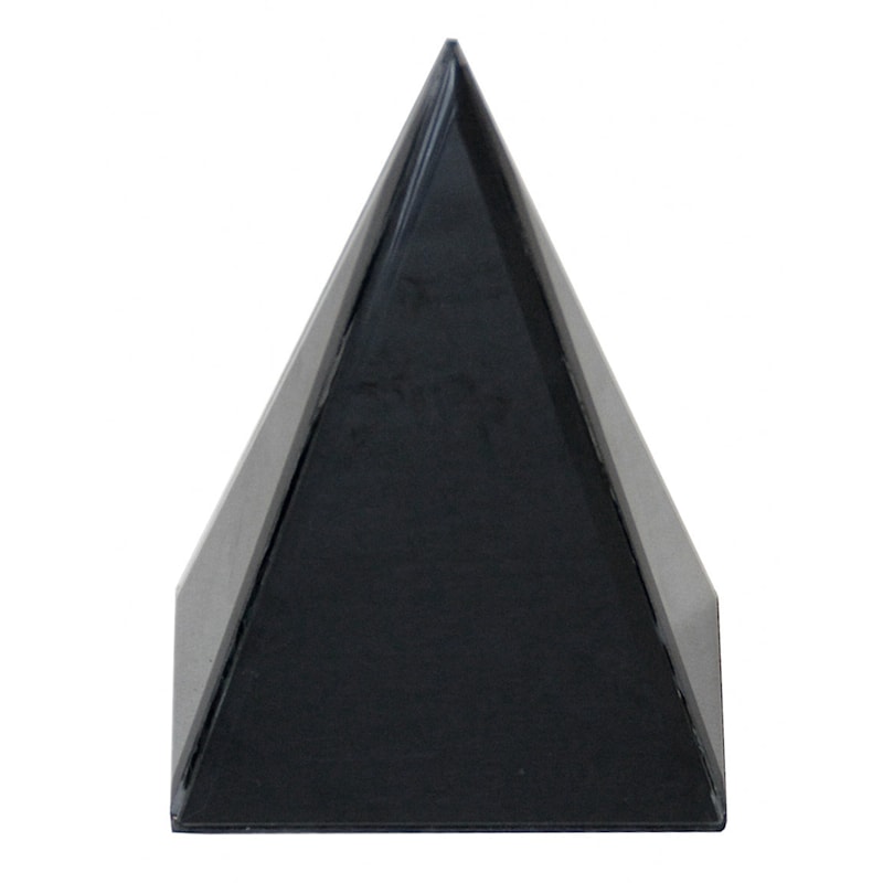 Black Pyramid Decor, 6"