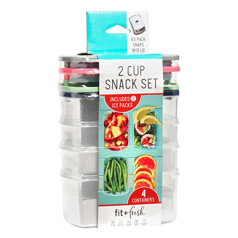 Fit & Fresh 2 Cup Snack Set