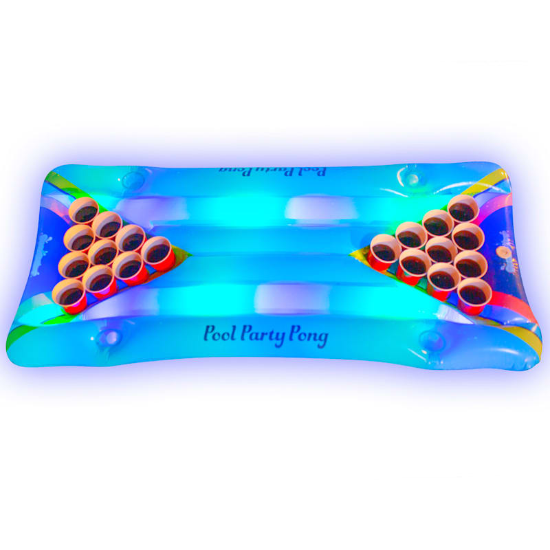 Inflatable LED Pool Party Pong, 72x52
