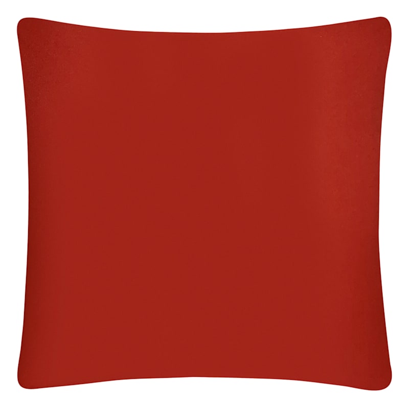 Red Throw Pillow, 18"