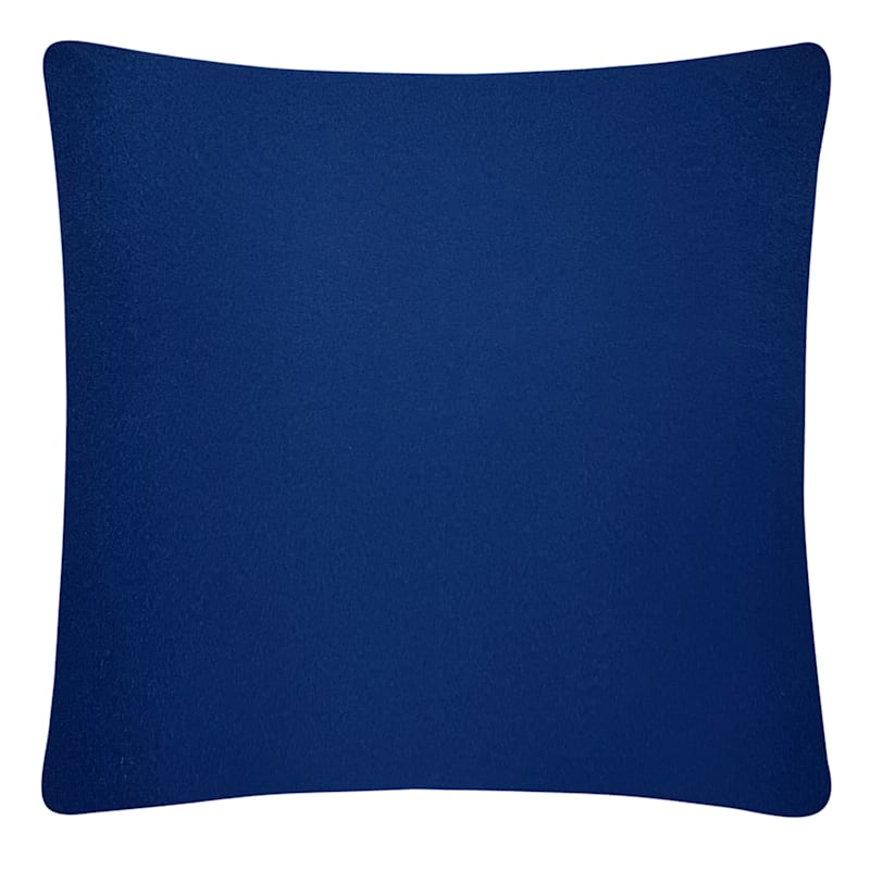 Navy Blue Throw Pillow, 25"