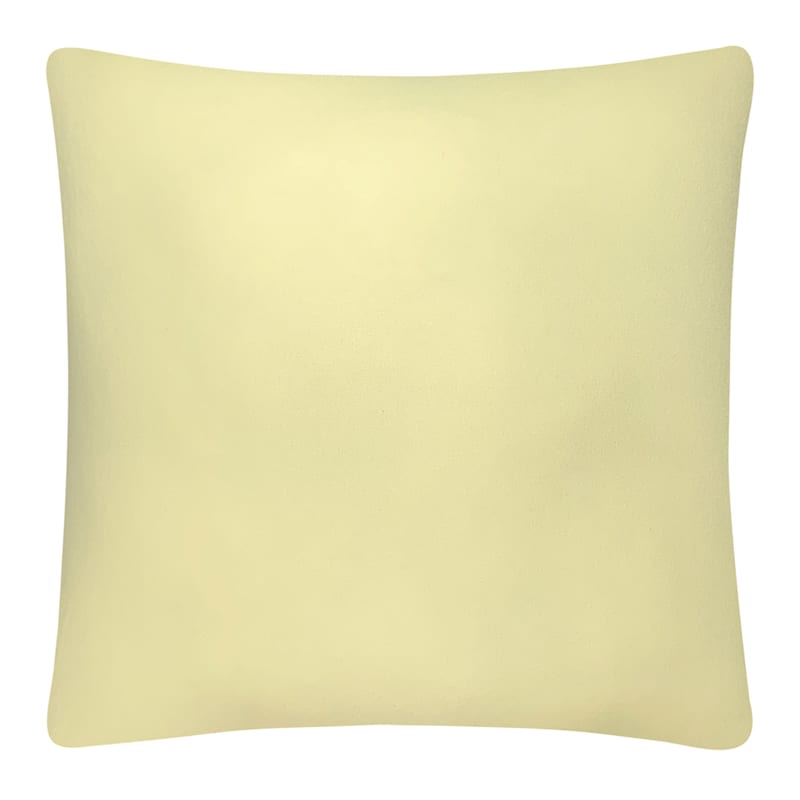 Yellow Throw Pillow, 18"