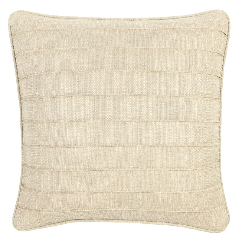 Dynasty Linen Pintuck Throw Pillow, 20"