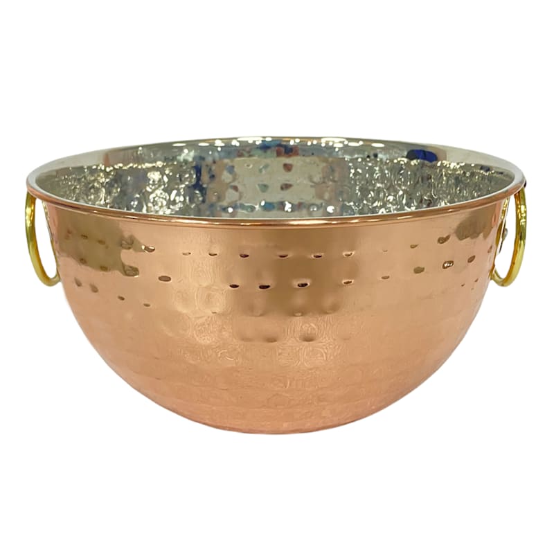 Copper Hammered Bowl M