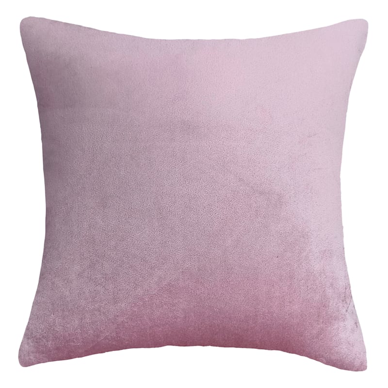 Dusky pink sales velvet throw
