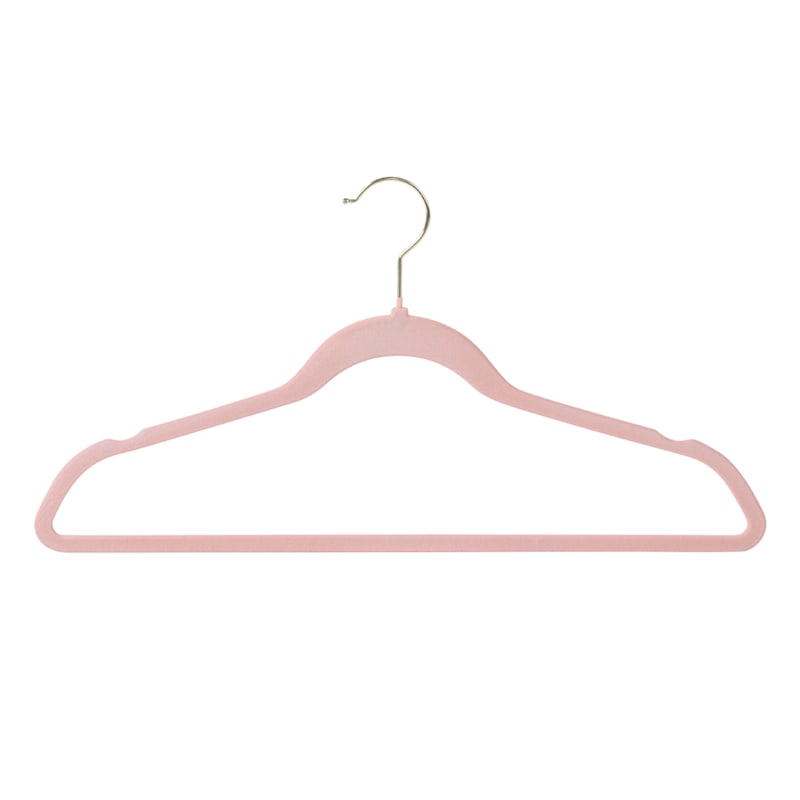 25-Pack Pearl Blush Velvet Hanger