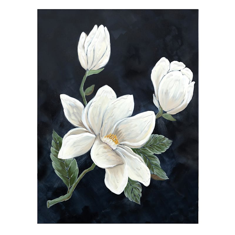 Grace Mitchell 30X40 Floral Canvas Wall Art | At Home | The Home Decor & Holiday Superstore