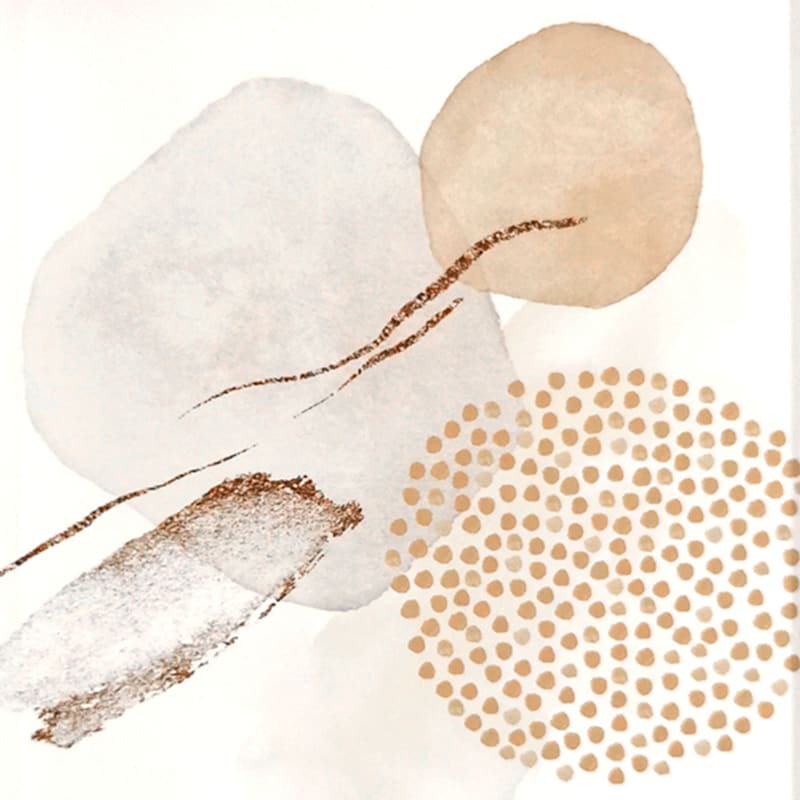 Glass Framed Abstract Print Wall Art, 16x20 At Home