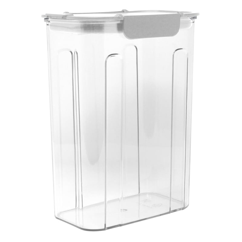 Extra Large Clear Acrylic Canister Flip Top Lid Airtight Food