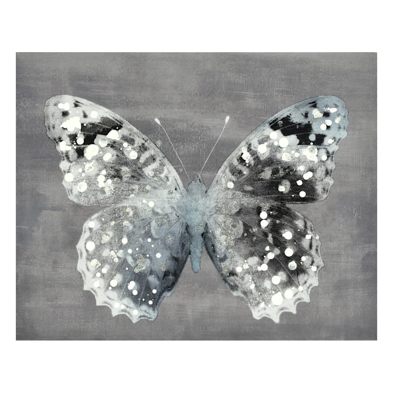 Laila Ali Butterfly Canvas Wall Art, 20x16