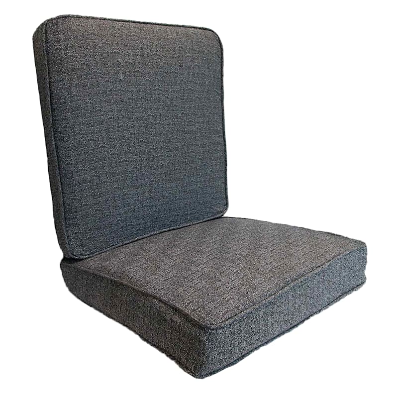 Gusseted outdoor chair clearance cushion