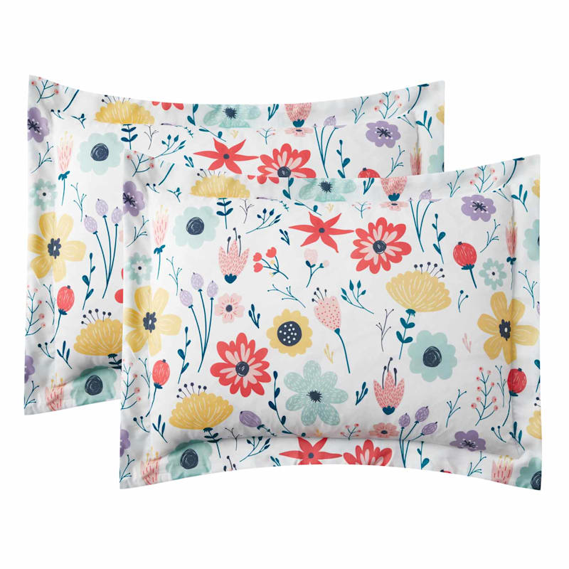 Tiny Dreamers Colorful Garden Comforter Set, Full/Queen