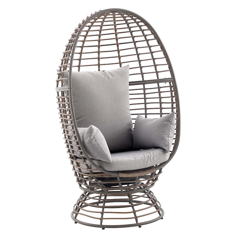 Plasticiteit lexicon Inloggegevens Found & Fable Hamptons Outdoor Swivel Egg Chair