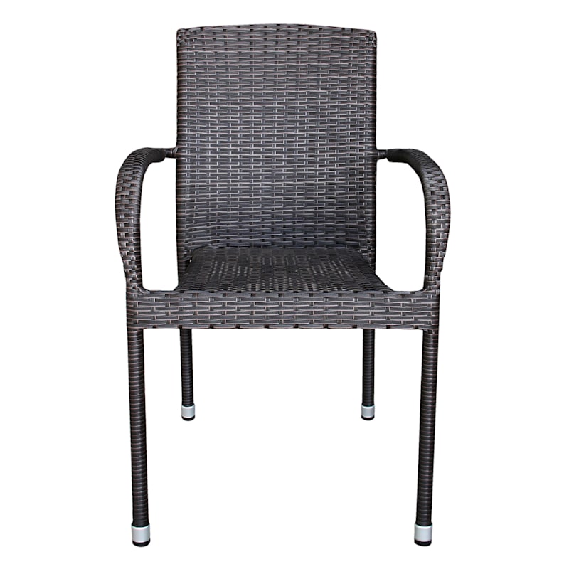 Ambriz stacking wicker hot sale chair