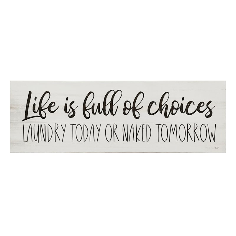 Life Is Full Of Choices Canvas Wall Art, 36x12