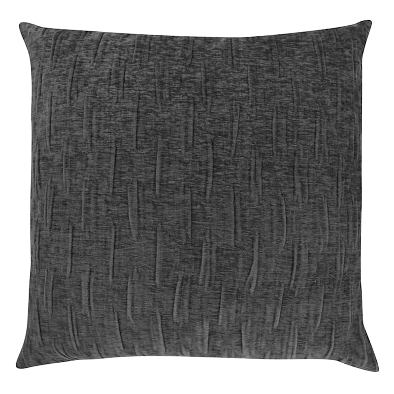 Charcoal chenille 2025 throw