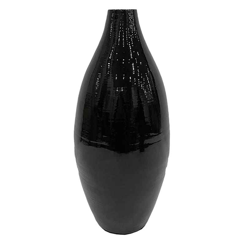 Black Bamboo Vase, 15"