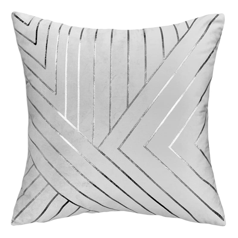 La Borla Throw Pillow - Gray