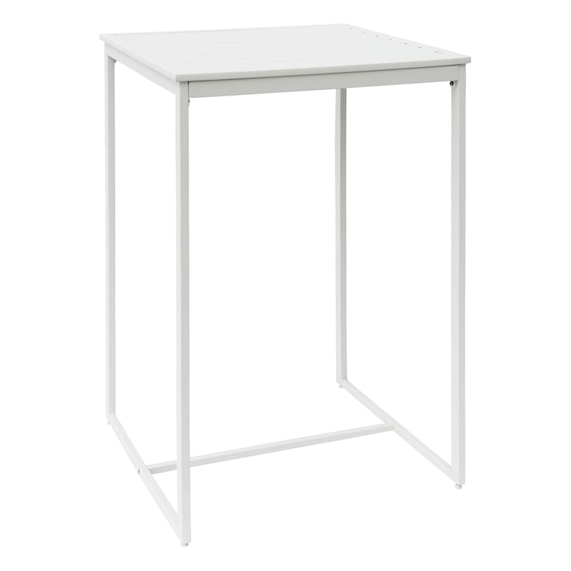 White metal bar outlet