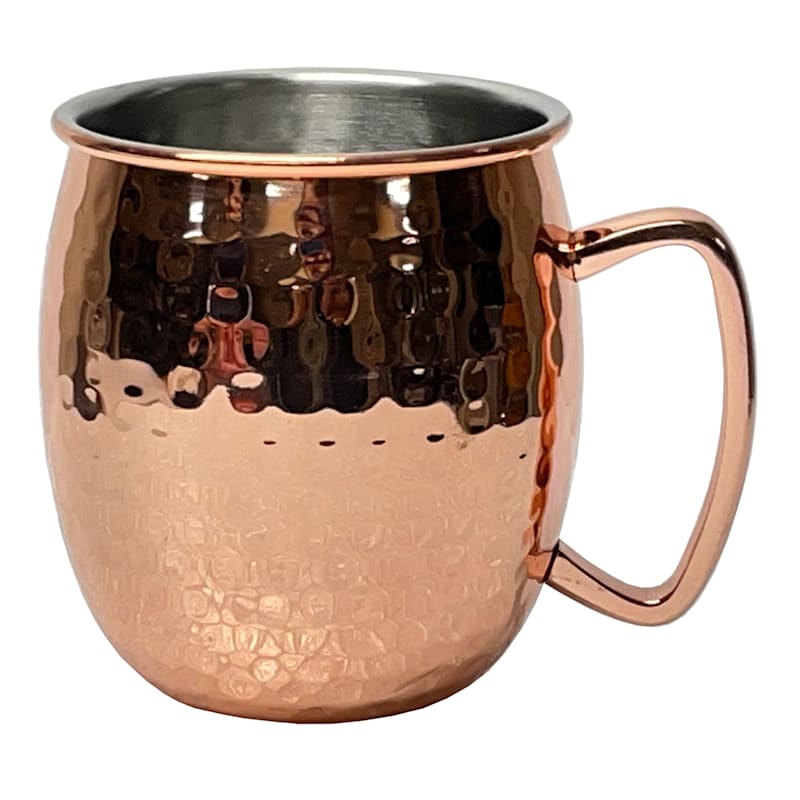 Found & Fable Hammered Copper Metal Pitcher with Gold Handle | at Home