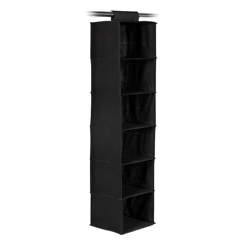 6-Shelf Organizer, Black