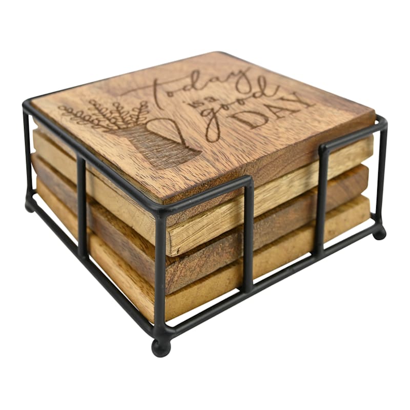 Square discount metal coasters