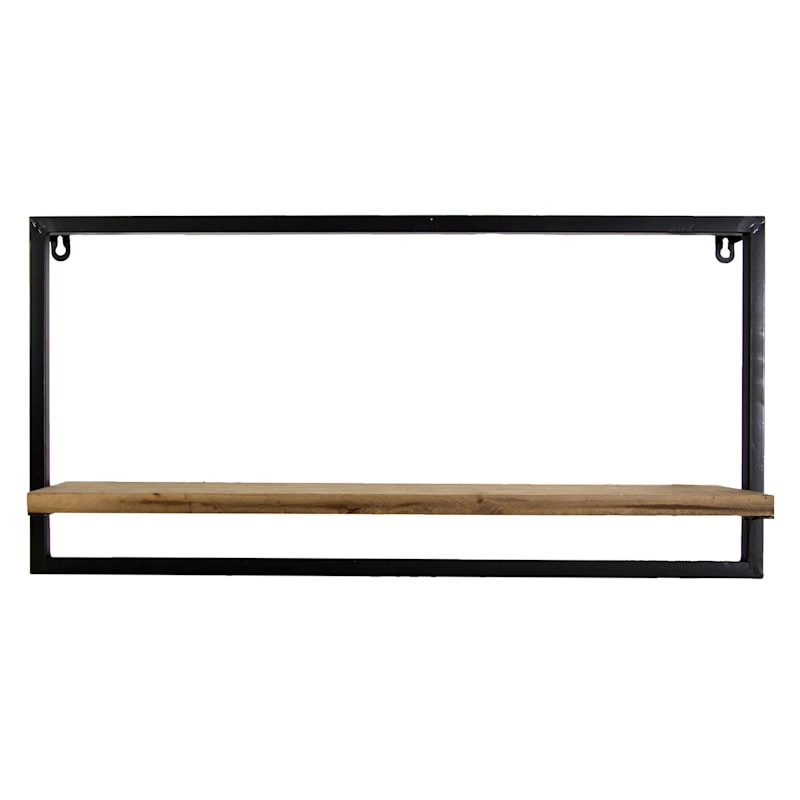15X21 Metal/Wood Ledge Shelf