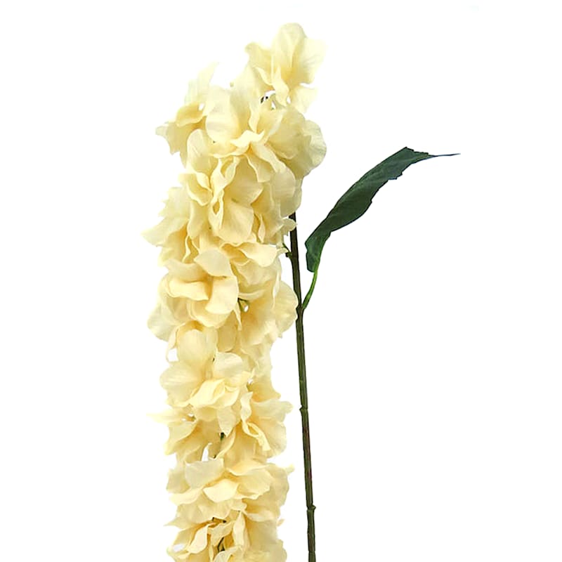 Yellow Hanging Hydrangea Floral Stem, 36"