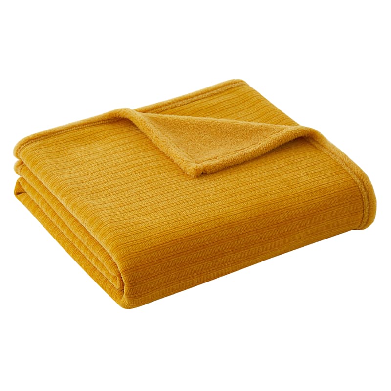 Ochre best sale blanket throw
