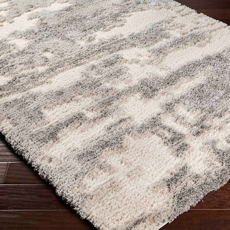 (B787) Crosby St Everton Neutral Abstract Area Rug, 5x7