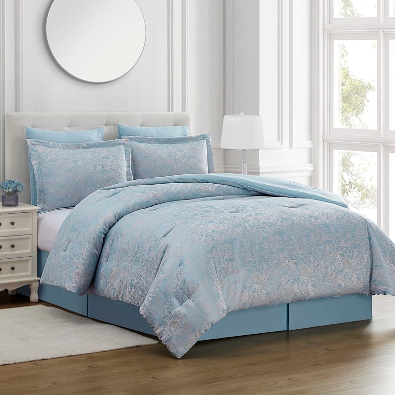 Ty Pennington 6-Piece Seafoam Blue Comforter Set, King