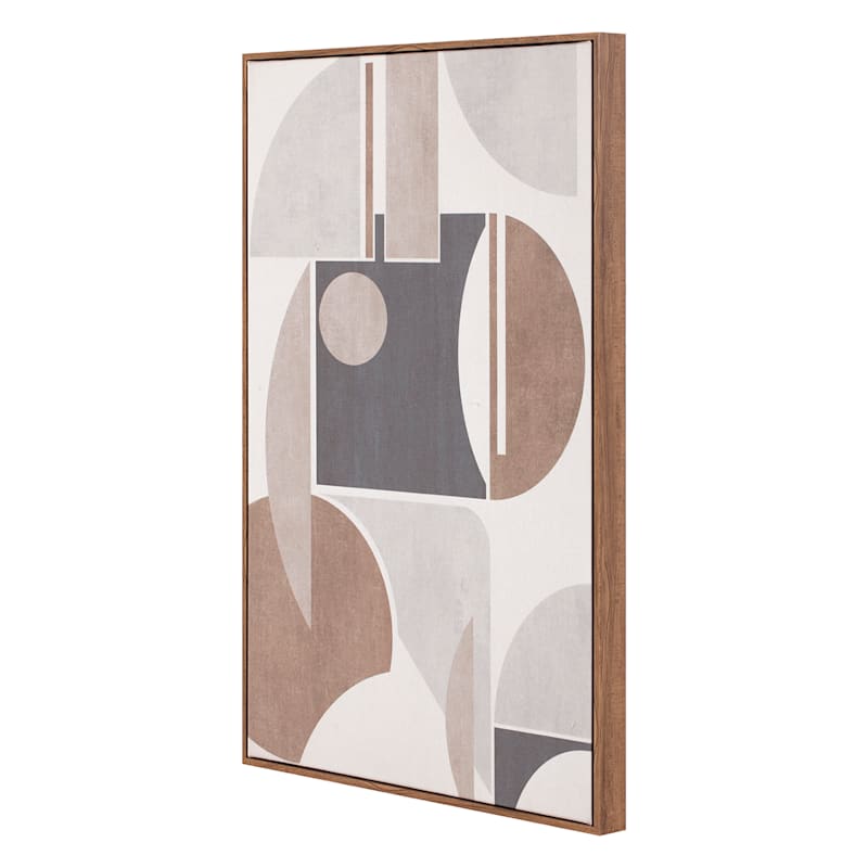 Neutral Abstract Framed Canvas Wall Art Sold by at Home