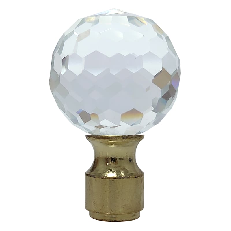 Gold lamp finial top